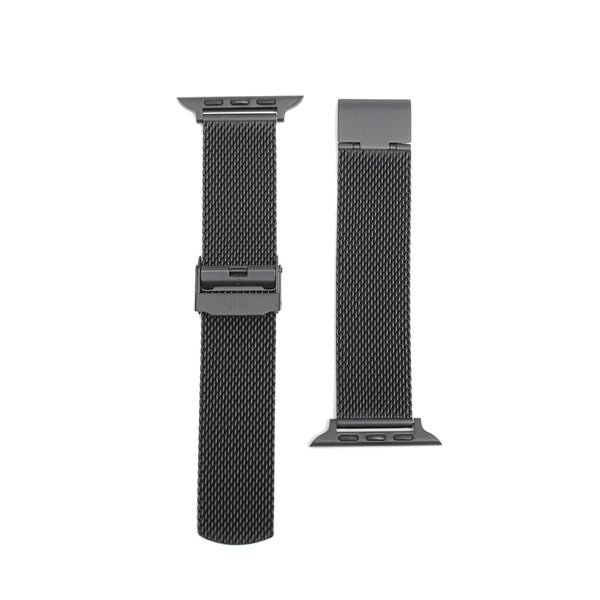 ダニエルウェリントン DANIEL WELLINGTON 替えベルトアップルウォッチ用 ラグ幅20mm dw01200020 Apple Watch42mm/44mm/45mm適応 メッシュ ブラック